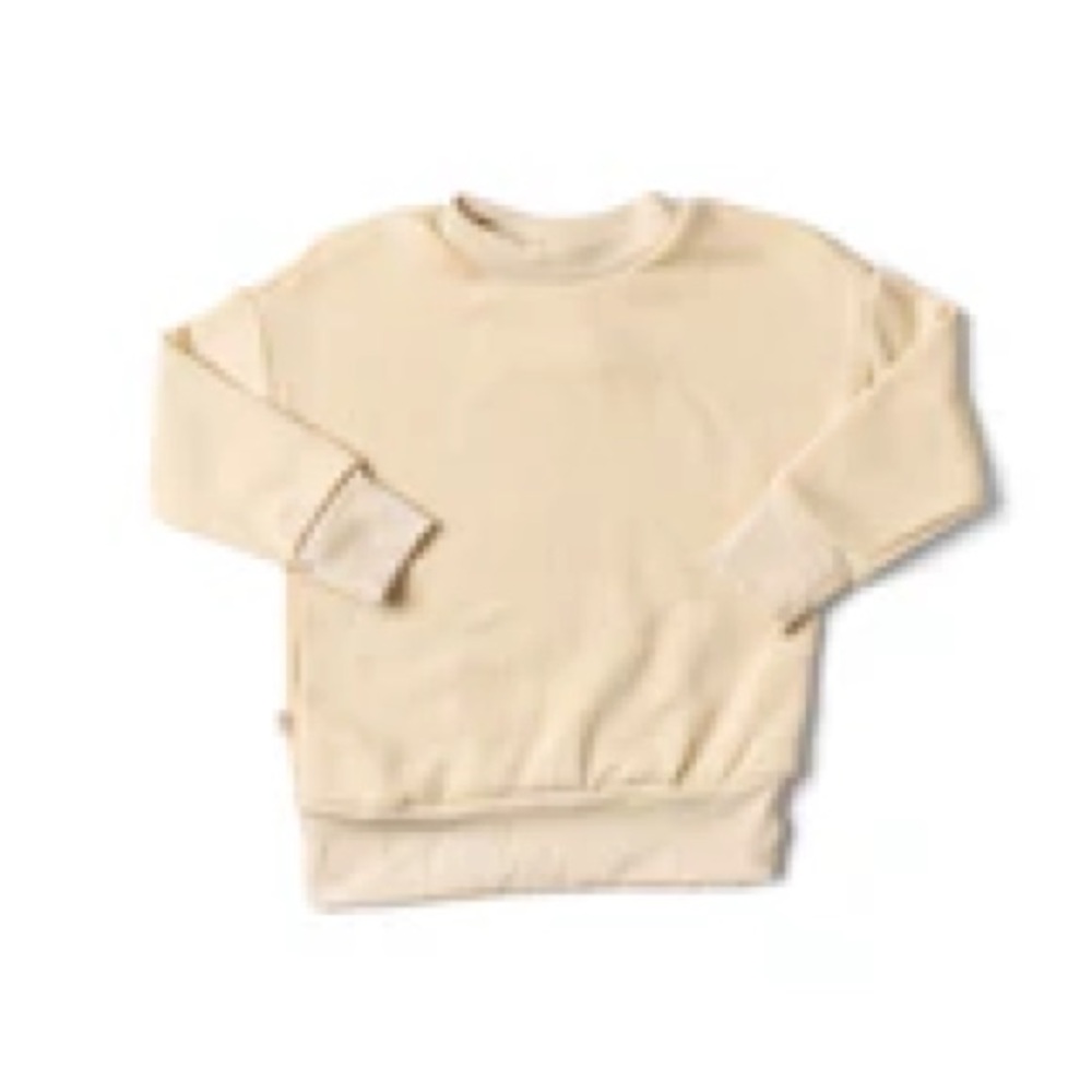 Childhoods Beige Boxy Sweat Shirt